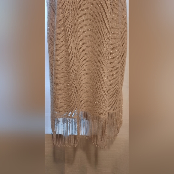 Giani Bernini Tan Ribbed Halter Sheath Dress - Picture 2 of 11